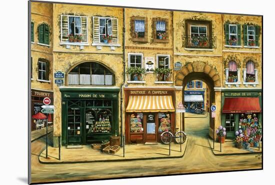 Les Rues De Paris-Marilyn Dunlap-Mounted Art Print