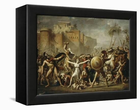 Les Sabines, 1799 (Sabine Women)-Jacques-Louis David-Framed Premier Image Canvas