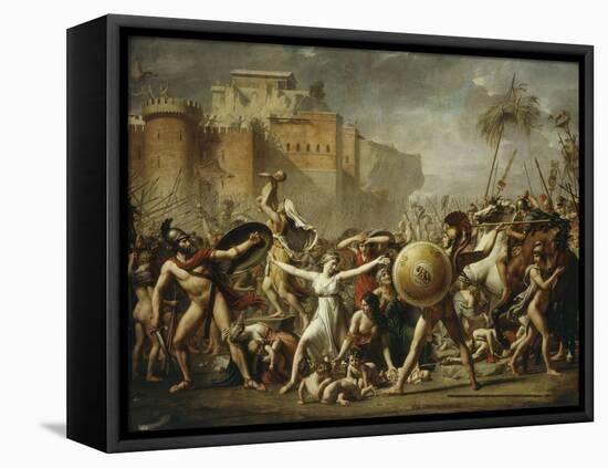 Les Sabines, 1799 (Sabine Women)-Jacques-Louis David-Framed Premier Image Canvas