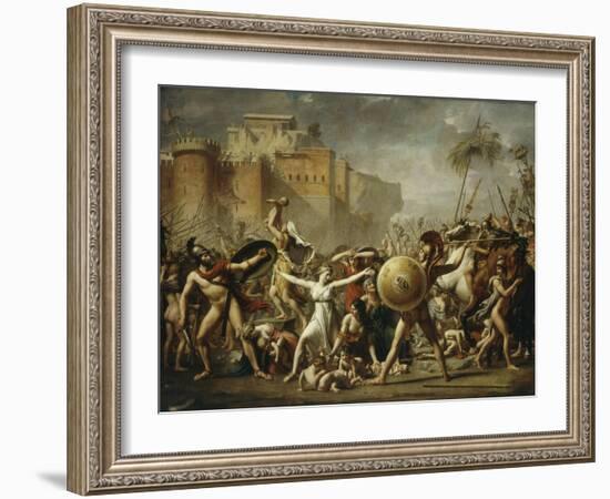 Les Sabines, 1799 (Sabine Women)-Jacques-Louis David-Framed Giclee Print