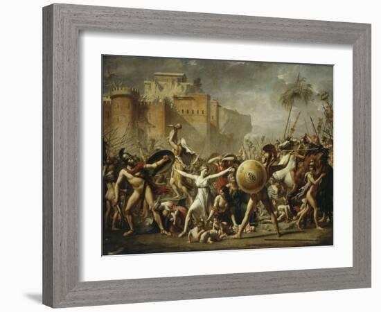 Les Sabines, 1799 (Sabine Women)-Jacques-Louis David-Framed Giclee Print