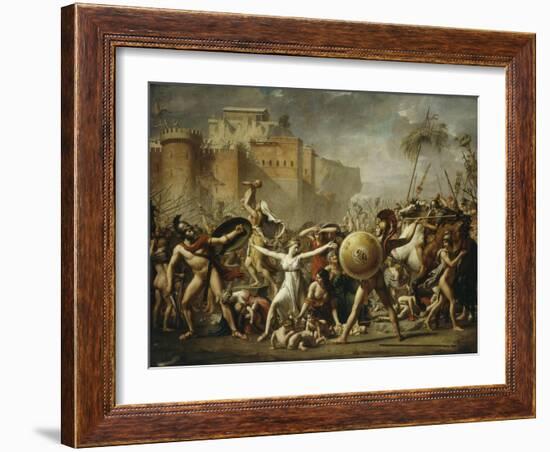 Les Sabines, 1799 (Sabine Women)-Jacques-Louis David-Framed Giclee Print