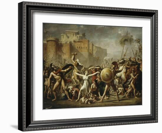 Les Sabines, 1799 (Sabine Women)-Jacques-Louis David-Framed Giclee Print