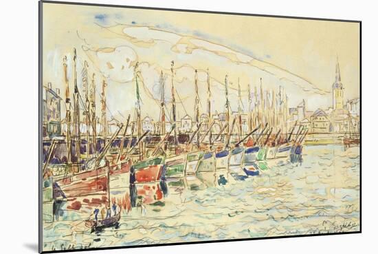 Les Sable D'Olonne-Paul Signac-Mounted Giclee Print