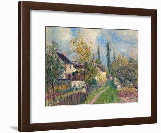 Les Sablons, 1883-Alfred Sisley-Framed Giclee Print