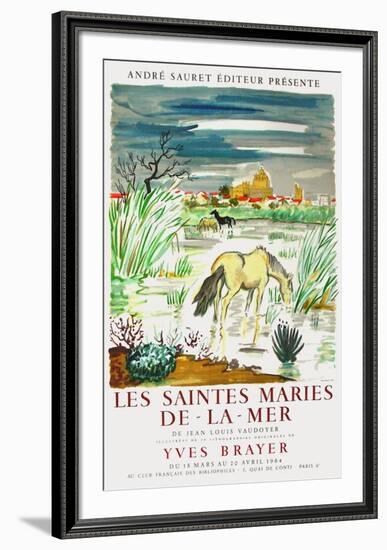 Les Saintes Maries de la mer-Yves Brayer-Framed Collectable Print