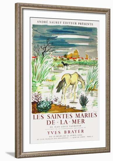 Les Saintes Maries de la mer-Yves Brayer-Framed Collectable Print