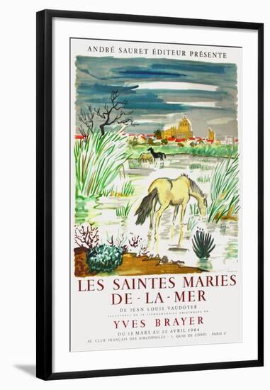 Les Saintes Maries de la mer-Yves Brayer-Framed Collectable Print