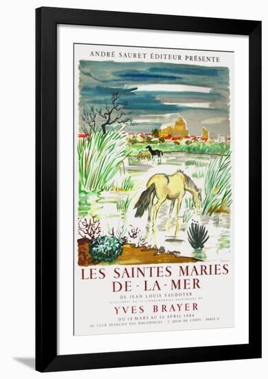 Les Saintes Maries de la mer-Yves Brayer-Framed Collectable Print