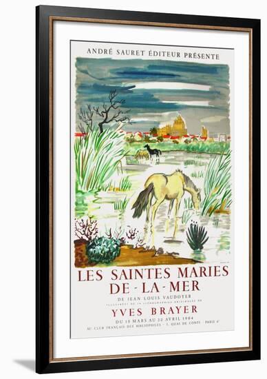 Les Saintes Maries de la mer-Yves Brayer-Framed Collectable Print