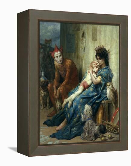 Les Saltimbanques, 1874-Gustave Dor?-Framed Premier Image Canvas