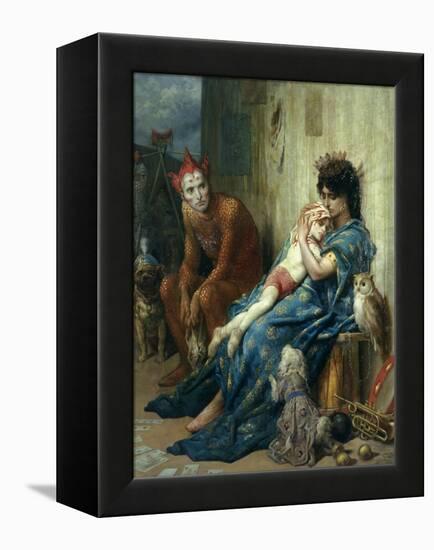 Les Saltimbanques, 1874-Gustave Dor?-Framed Premier Image Canvas