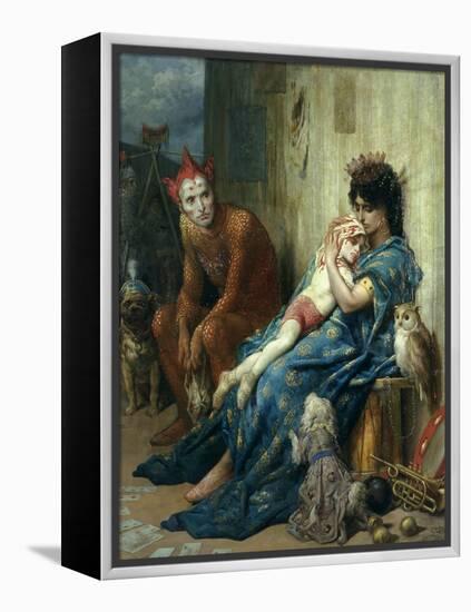 Les Saltimbanques, 1874-Gustave Dor?-Framed Premier Image Canvas