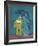 Les saltimbanques - le cheval bleu-Samy Briss-Framed Limited Edition