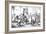 Les Savoyards, 1818-George Cruikshank-Framed Giclee Print