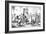 Les Savoyards, 1818-George Cruikshank-Framed Giclee Print