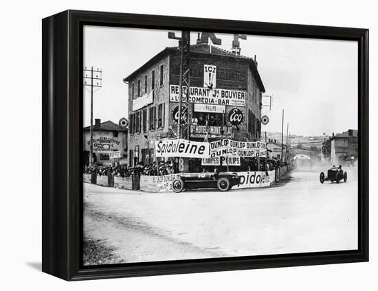 Les Sept Chemins Hairpin at the French Grand Prix, Lyons, 1924-null-Framed Premier Image Canvas