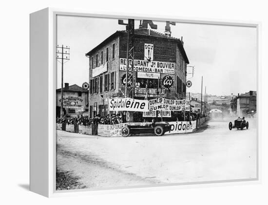 Les Sept Chemins Hairpin at the French Grand Prix, Lyons, 1924-null-Framed Premier Image Canvas