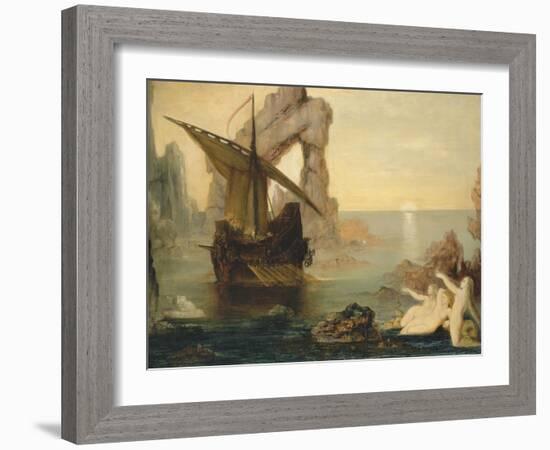 Les Sirènes-Gustave Moreau-Framed Giclee Print