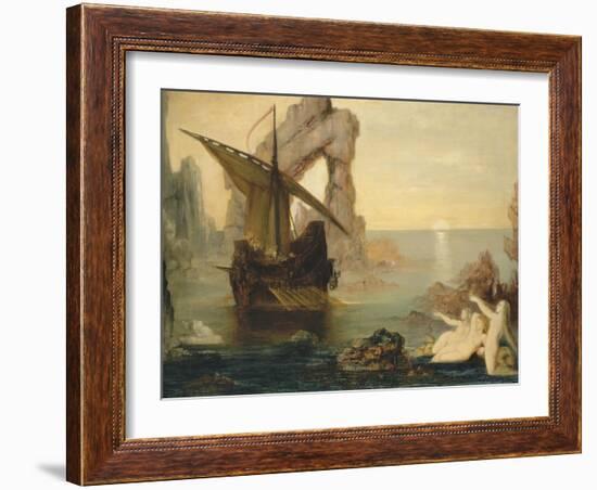 Les Sirènes-Gustave Moreau-Framed Giclee Print