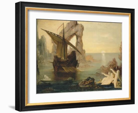 Les Sirènes-Gustave Moreau-Framed Giclee Print