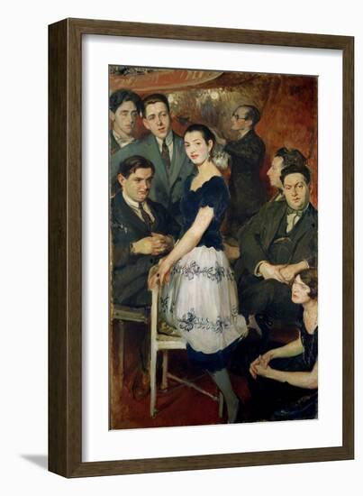 Les Six, C. 1921-Jacques-emile Blanche-Framed Giclee Print