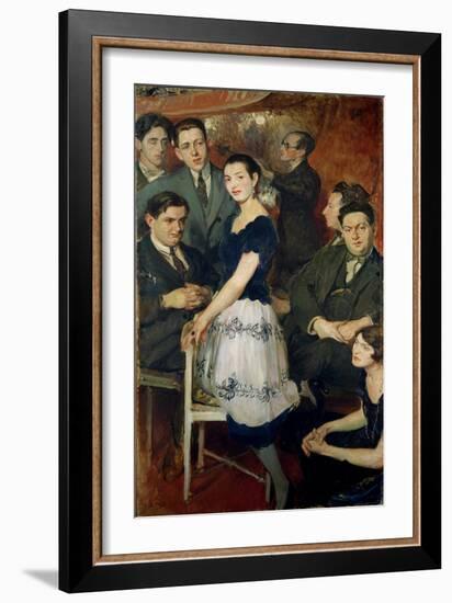 Les Six, C. 1921-Jacques-emile Blanche-Framed Giclee Print