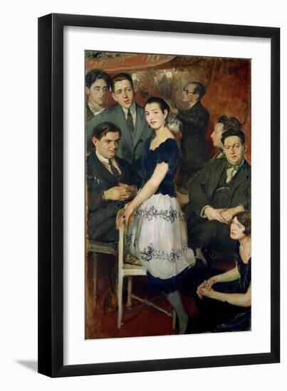 Les Six, C. 1921-Jacques-emile Blanche-Framed Giclee Print