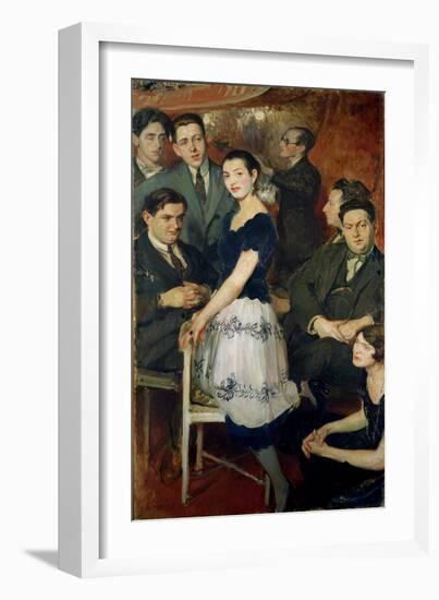 Les Six, C. 1921-Jacques-emile Blanche-Framed Giclee Print