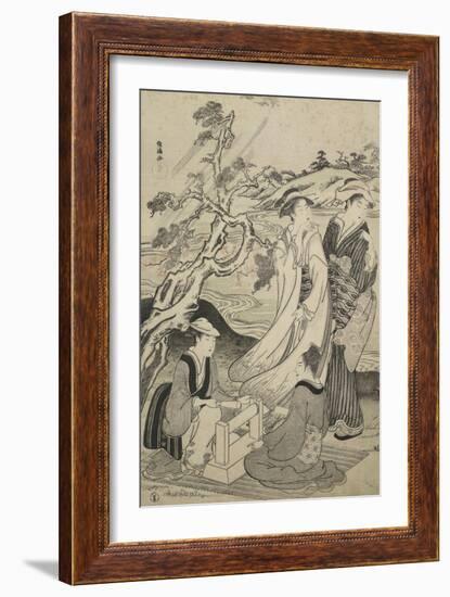 Les six rivières de Cristal-Kubo Shunman-Framed Giclee Print