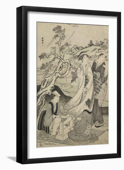 Les six rivières de Cristal-Kubo Shunman-Framed Giclee Print