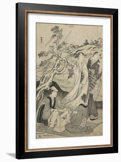 Les six rivières de Cristal-Kubo Shunman-Framed Giclee Print