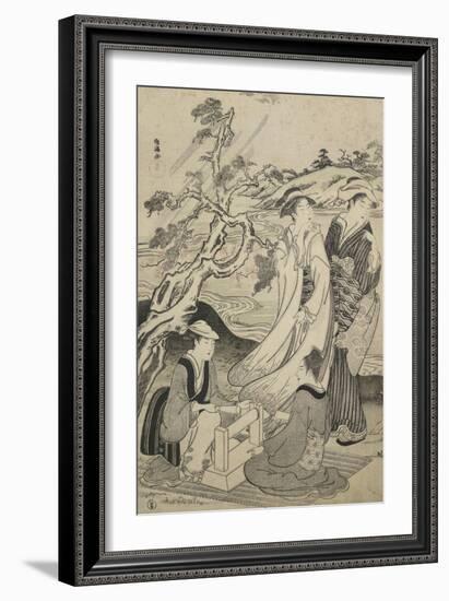 Les six rivières de Cristal-Kubo Shunman-Framed Giclee Print