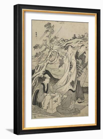 Les six rivières de Cristal-Kubo Shunman-Framed Giclee Print