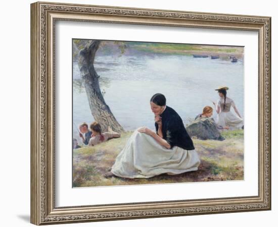 Les souvenirs-Emile Friant-Framed Giclee Print