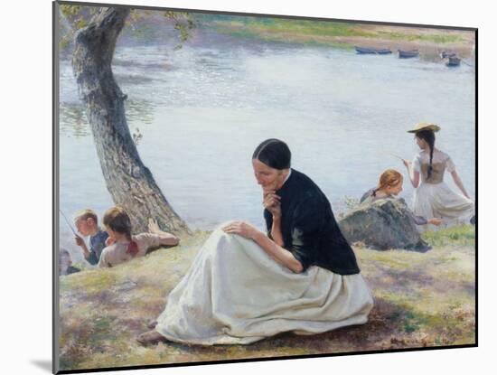 Les souvenirs-Emile Friant-Mounted Giclee Print