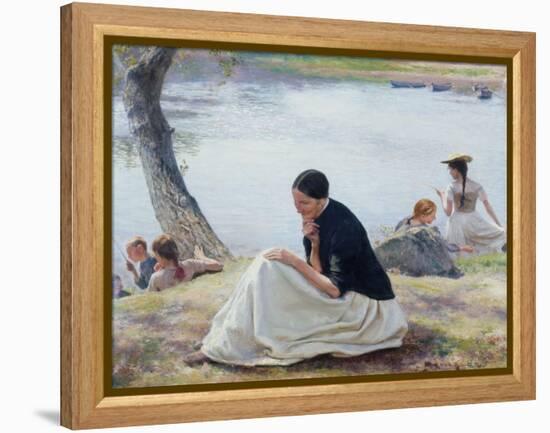 Les souvenirs-Emile Friant-Framed Premier Image Canvas