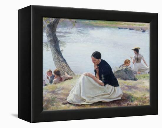 Les souvenirs-Emile Friant-Framed Premier Image Canvas