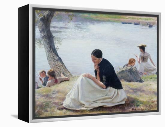 Les souvenirs-Emile Friant-Framed Premier Image Canvas