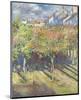 Les Tilleuls a? Poissy, 1882-Claude Monet-Mounted Art Print