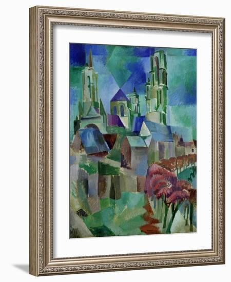 Les Tours de Laon (The Towers of Laon), 1912-Robert Delaunay-Framed Giclee Print