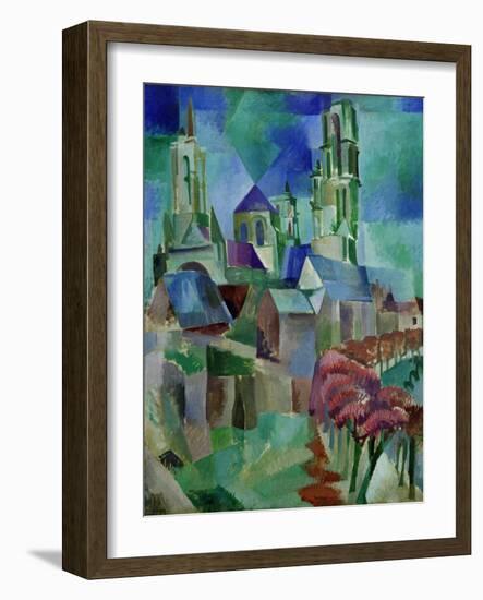 Les Tours de Laon (The Towers of Laon), 1912-Robert Delaunay-Framed Giclee Print