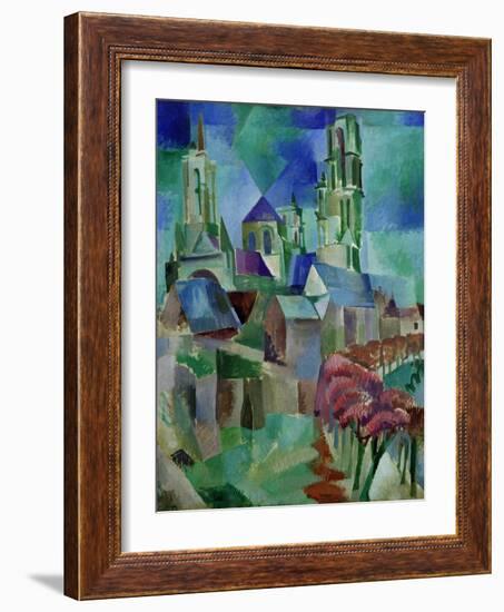 Les Tours de Laon (The Towers of Laon), 1912-Robert Delaunay-Framed Giclee Print