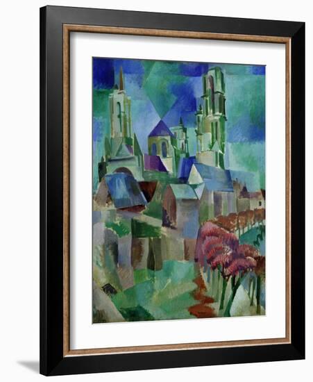 Les Tours de Laon (The Towers of Laon), 1912-Robert Delaunay-Framed Giclee Print