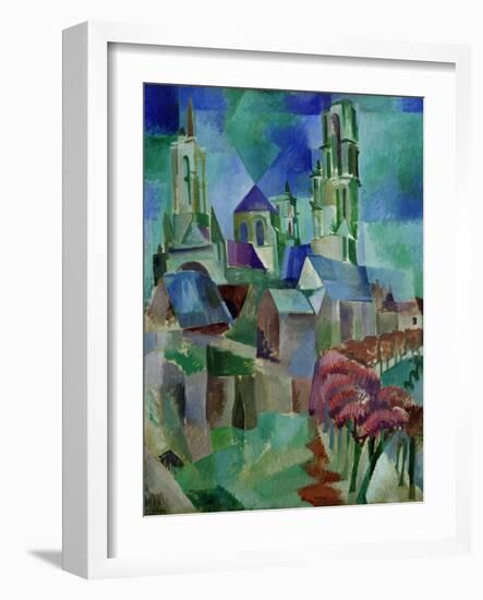 Les Tours de Laon (The Towers of Laon), 1912-Robert Delaunay-Framed Giclee Print