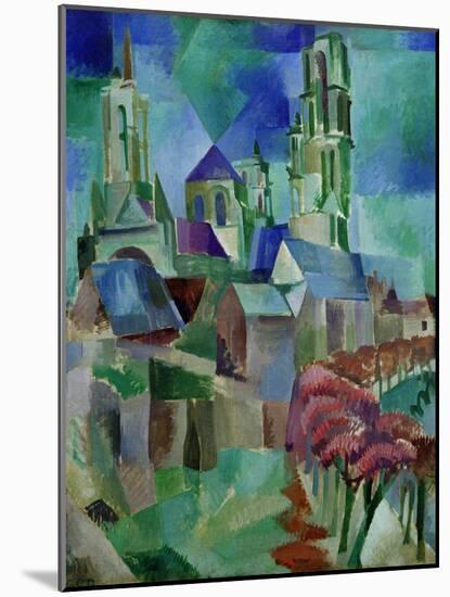 Les Tours de Laon (The Towers of Laon), 1912-Robert Delaunay-Mounted Giclee Print