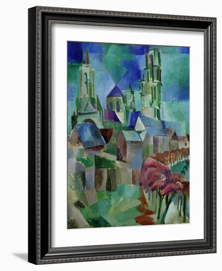 Les Tours de Laon (The Towers of Laon), 1912-Robert Delaunay-Framed Giclee Print
