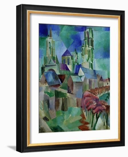 Les Tours de Laon (The Towers of Laon), 1912-Robert Delaunay-Framed Giclee Print