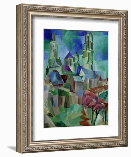 Les Tours de Laon (The Towers of Laon), 1912-Robert Delaunay-Framed Giclee Print