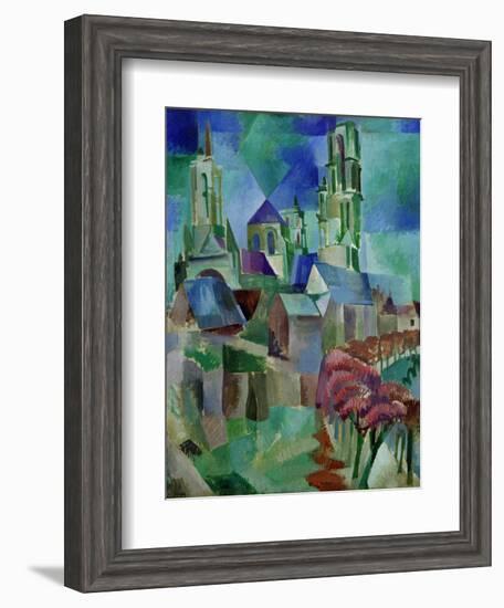 Les Tours de Laon (The Towers of Laon), 1912-Robert Delaunay-Framed Giclee Print